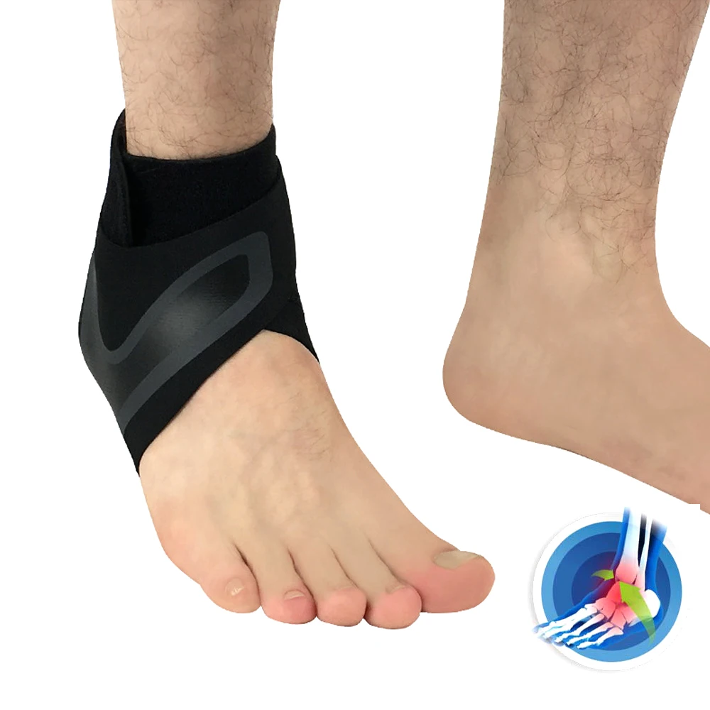 Поддержка лодыжки анти усталость компрессионный рукав на ногу безопасность