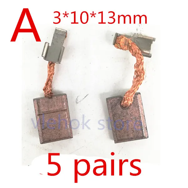 Угольные щетки для замены HILTI 14,4 в 18 в SFC14A SFC 14A SFC14-A SFC22-A SFC22A SFC 22A SFC18A SFC 18A SFC18-A электрические инструменты - Цвет: A     5 pairs