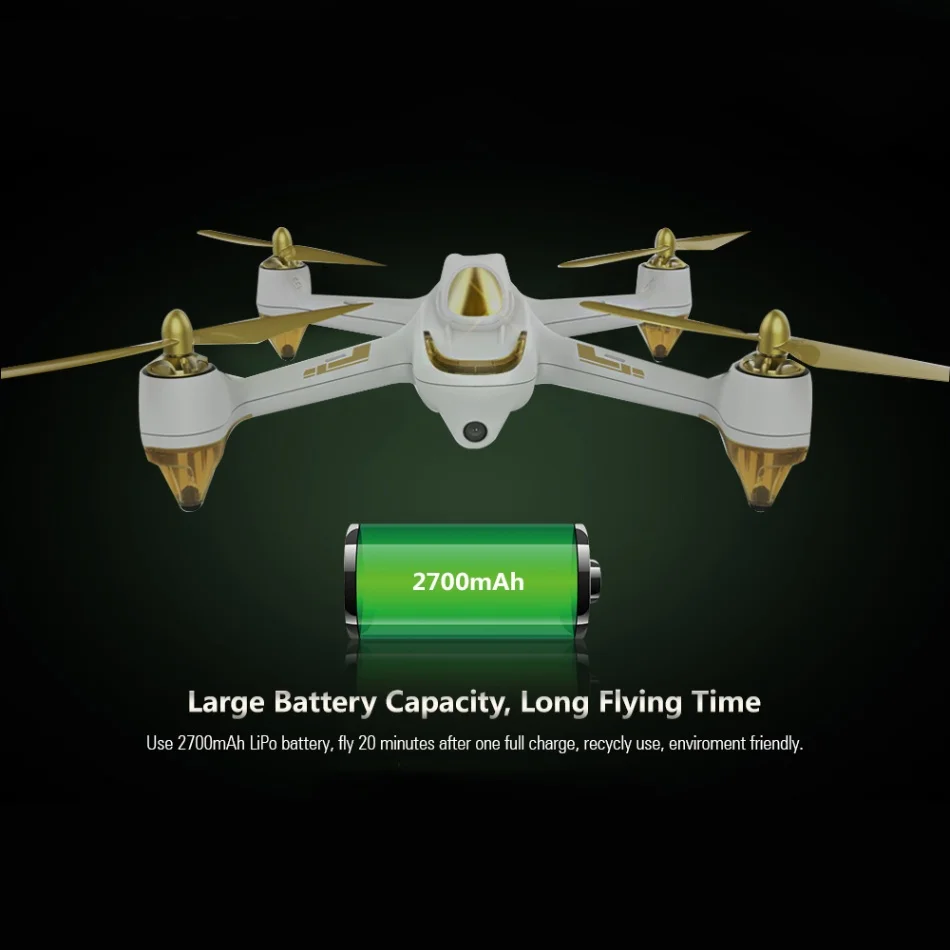 Hubsan H501S Pro 5 8G gps Wifi FPV RTF Дрон с 1080P HD камерой бесщеточный Профессиональный складной