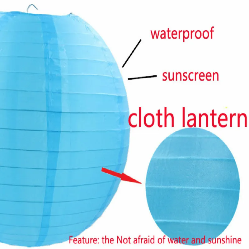 5 размеров водонепроницаемый тканевый фонарь для свадьбы школы активного отдыха
