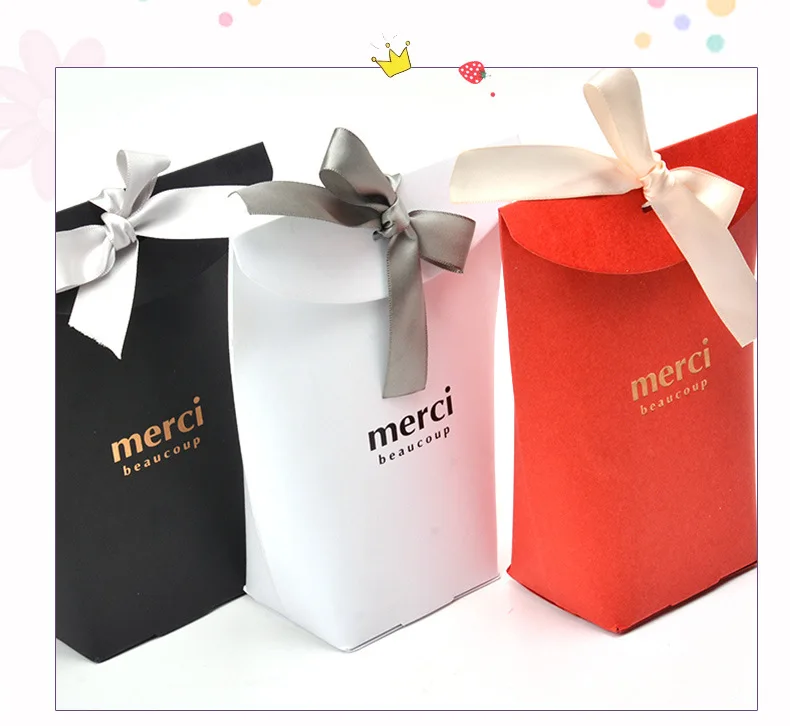 25 шт./лот сделай сам черная подарочная коробка для свадьбы дня рождения печенья