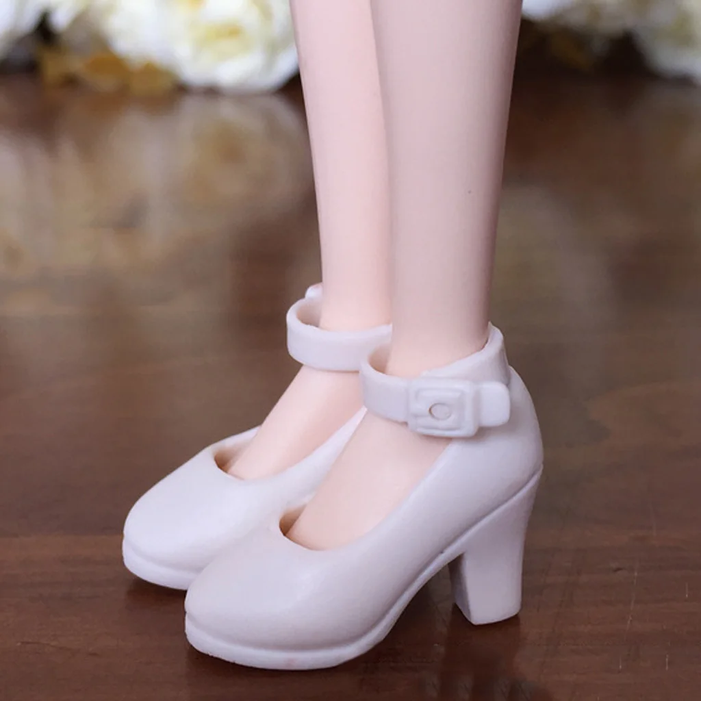 Пара модных туфель для куклы Blythe 1/6 Liccia Momoko 1/6 аксессуары для куклы BJD, белый цвет