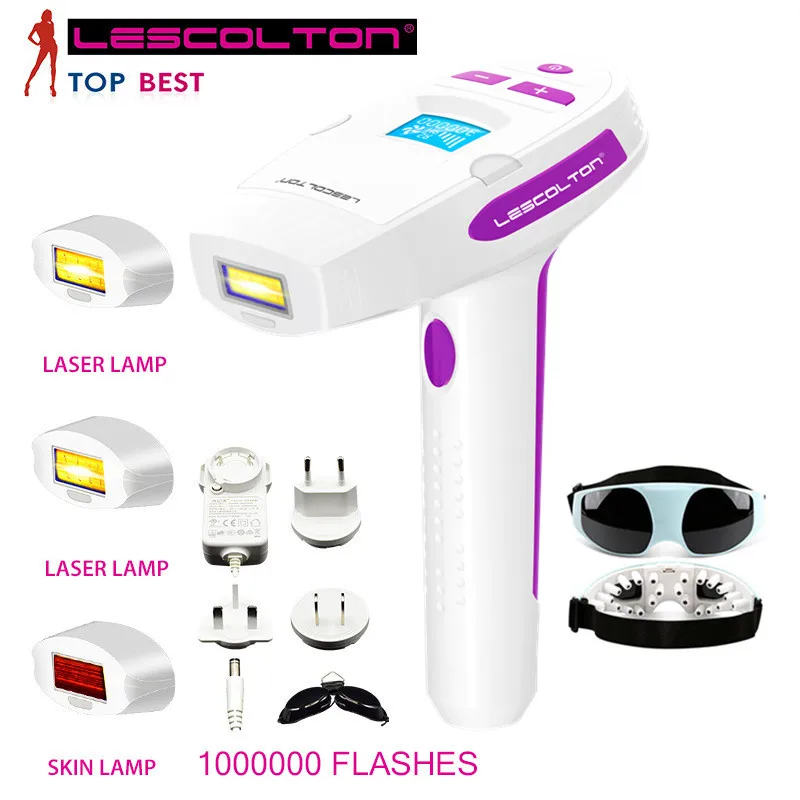 

Лазерный эпилятор Lescolton Pro, постоянный Электрический IPL эпилятор для всего тела, для домашнего использования, с бесплатным массажем для лица