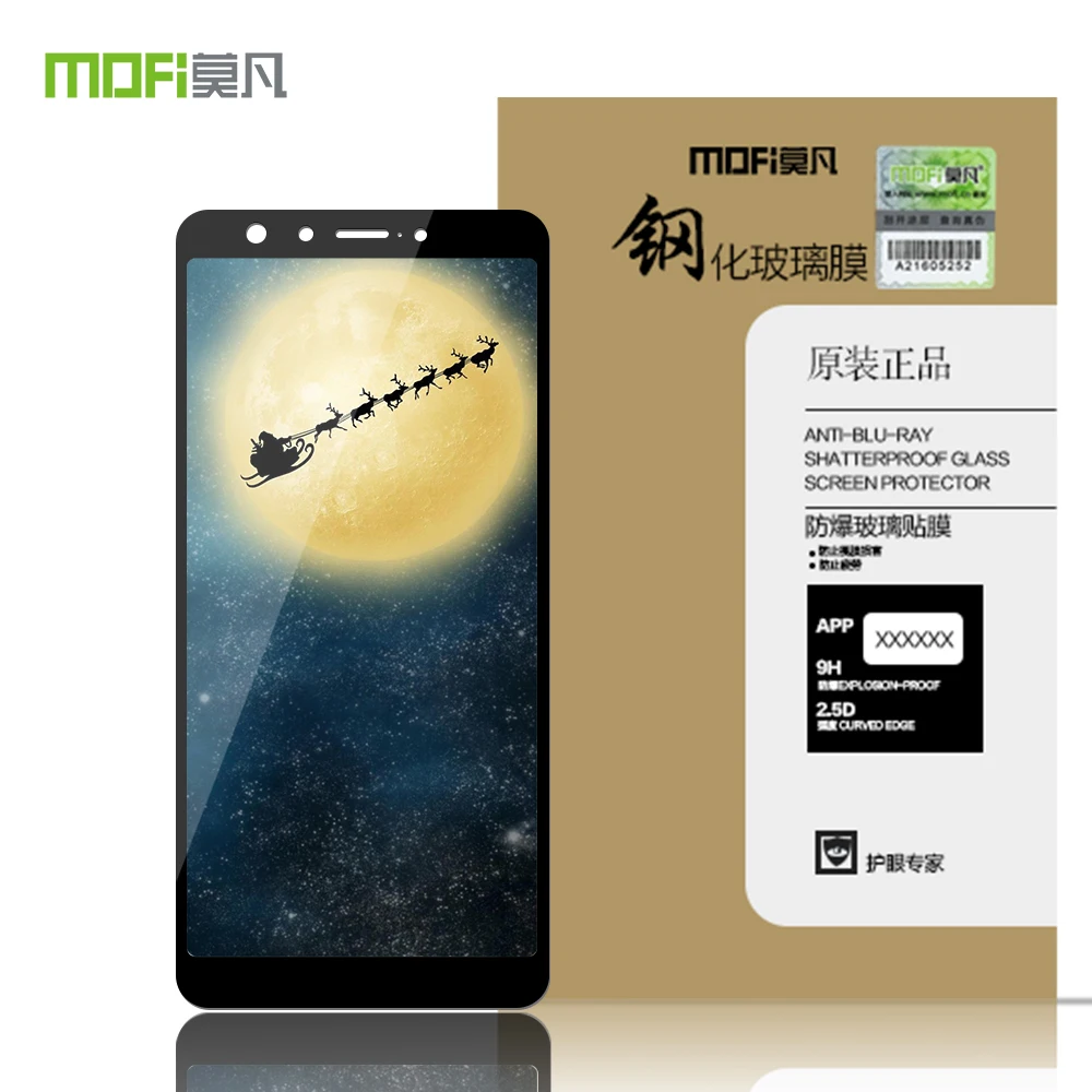 

For Asus ZB601KL MOFi 9H Full Cover Tempered Glass Screen Protector Film For Asus Zenfone Max Pro M1 ZB602KL Toughened Glass