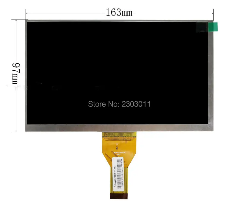 1024x600 30pin Новый 7 ''планшетный ПК Irbis tx24/tx50/tx69/TX33/TX70/TX18 ЖК-экран матрица 163*97 мм |