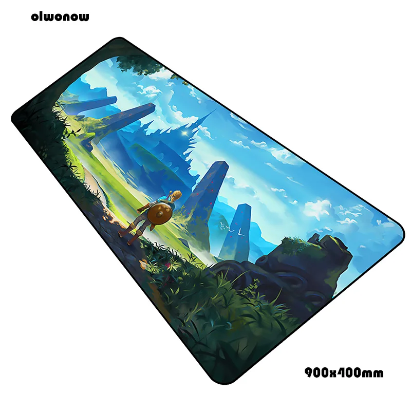 size900x400x2mm Zelda Коврик для мыши геймер подарки 90x40 см notbook коврик для мыши игровой коврик для мыши большой восхитительный коврик для мыши ПК настольный коврик для мыши - Цвет: size900x400x2mm