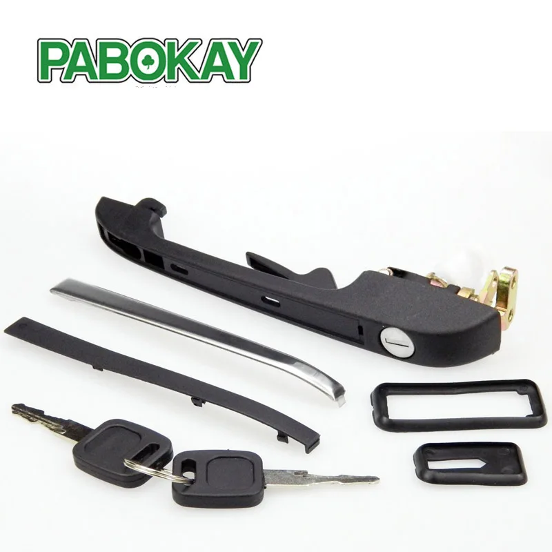 Для AUDI 80 78 86 100 77 83 внешняя левая ручка передней двери с 2 клавишами 813837205C 813837205|front