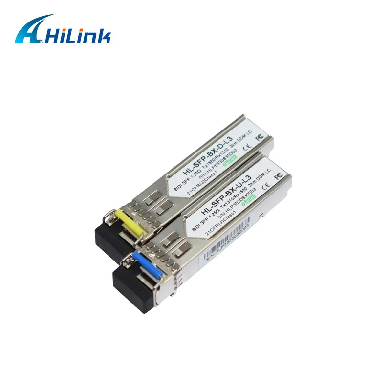 Бесплатная доставка! 3 пары одиночных волоконных SFP трансиверов 1 25G 3KM WDM 1310/1550nm 25 Gb