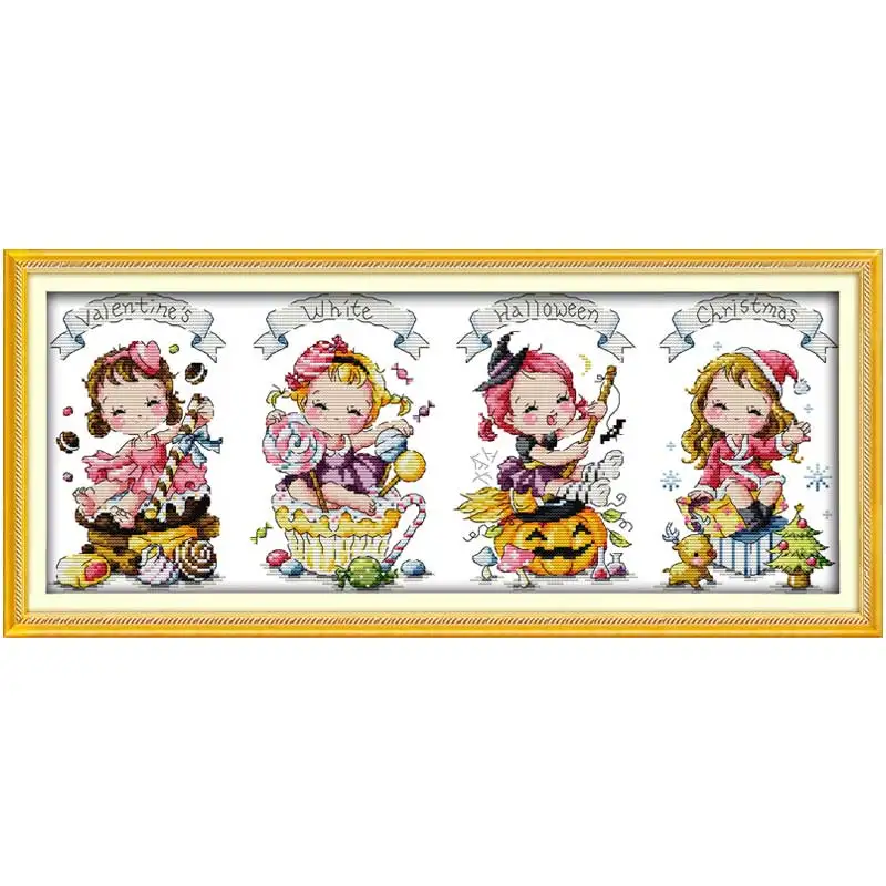 Набор для вышивки крестиком 11CT 14CT оптовая продажа|cross stitch 11ct|cross setcounted cross |