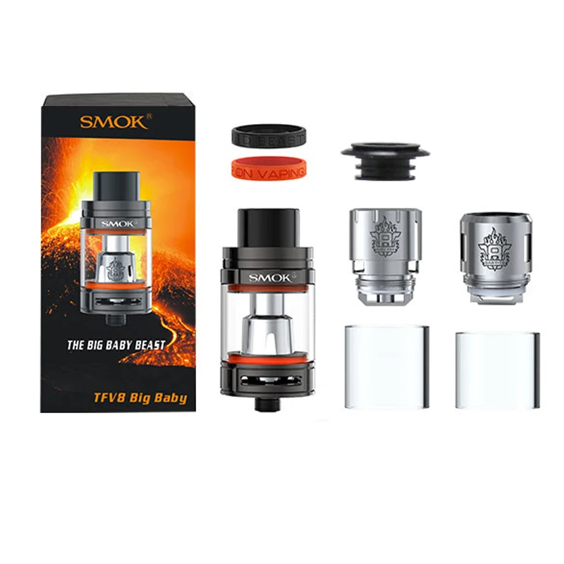 Электронная сигарета распылитель SMOK TFV8 большой детский бак Vape ручка коробка мод