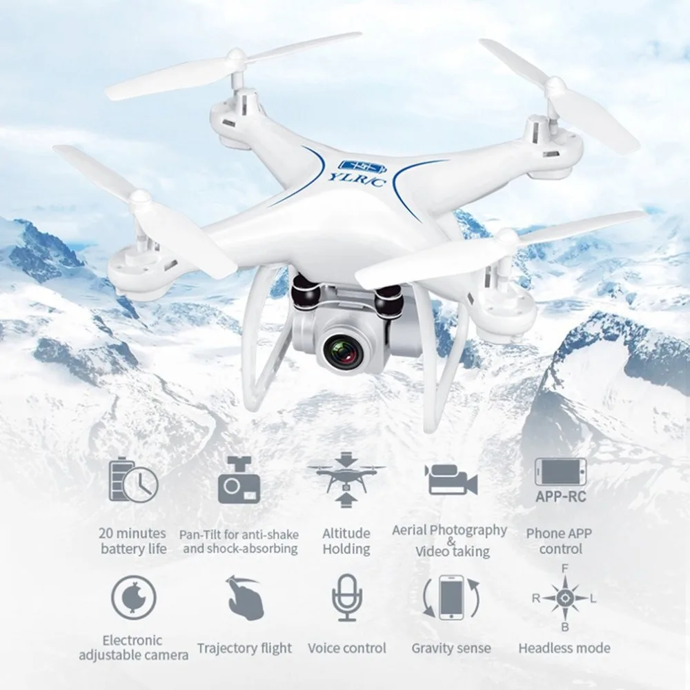S29 Радиоуправляемый Дрон 2 4 г FPV Мультикоптер 0 3 MPCamera высота Удержание Headless режим