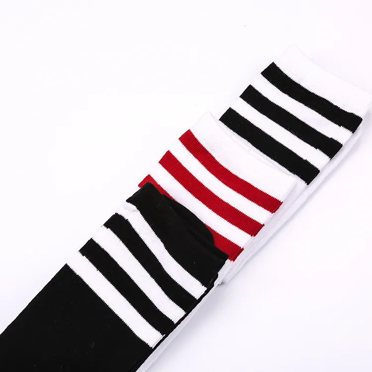 Чулки для девочек хлопковые полосатые гольфы игры в футбол маленьких принцессы