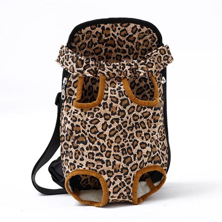 Leopard Сумка-переноска для домашних животных, сумка рюкзак сетка камуфляж для отдыха на открытом воздухе Товары для путешествий дышащие плечевые сумки с короткими ручками для маленькие собаки, кошки, чихуахуа - Цвет: Leopard
