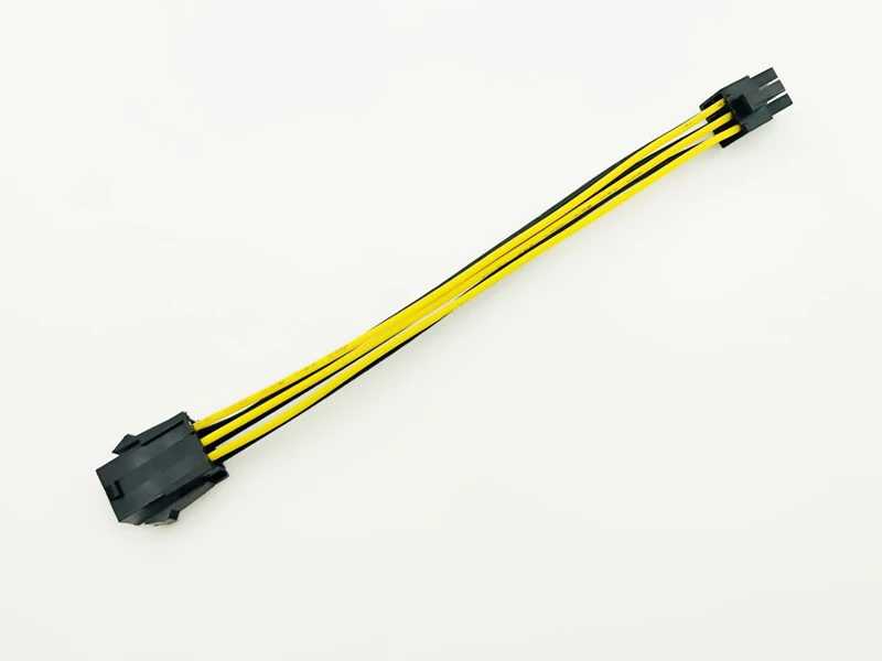 5 шт. 20 см 6Pin до 6 Pin PCI Express PCIe удлинитель питания разъем папа к гнезду видеокарта