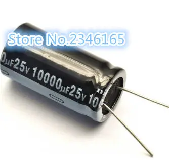 1 шт Высокое качество 25V10000UF 18*35 мм 10000 мкФ, алюминиевая крышка, 25В 18*35