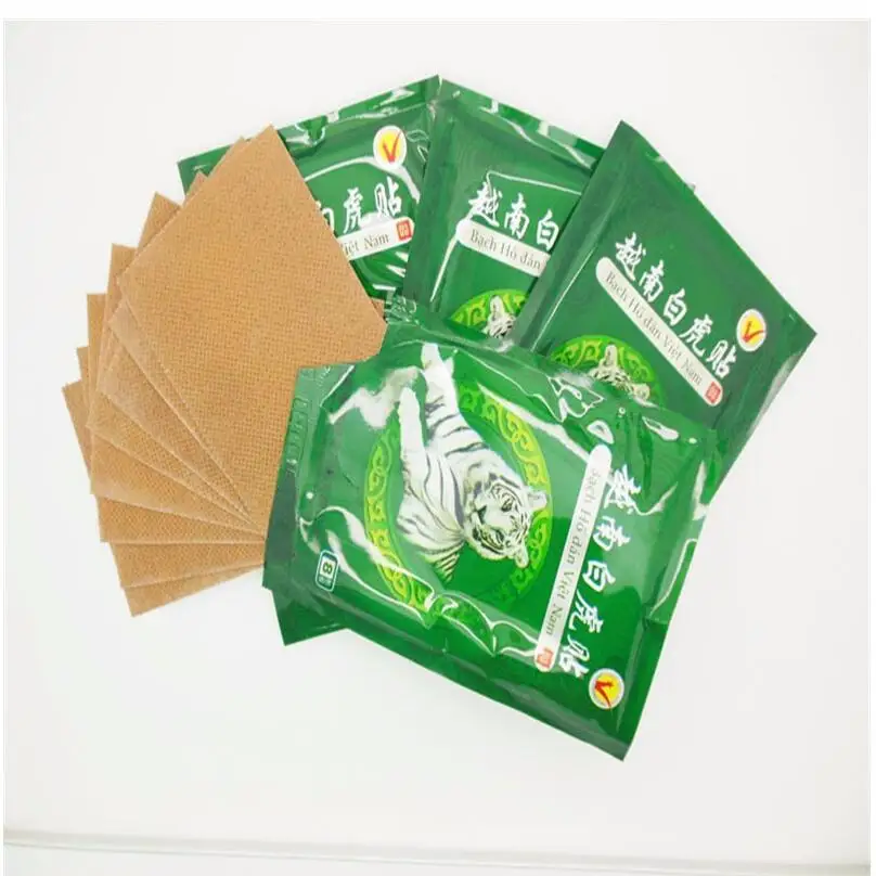 

5packs 40 sticks Vietnam White Tiger Pain Relieve Plaster Patch Meridians Rheumatoid Arthritis Cervical Spondylosis Tiger Balm