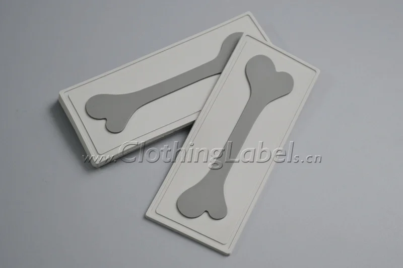 Пользовательские этикетки из ПВХ для одежды сумок обуви и т. д. рельефный логотип