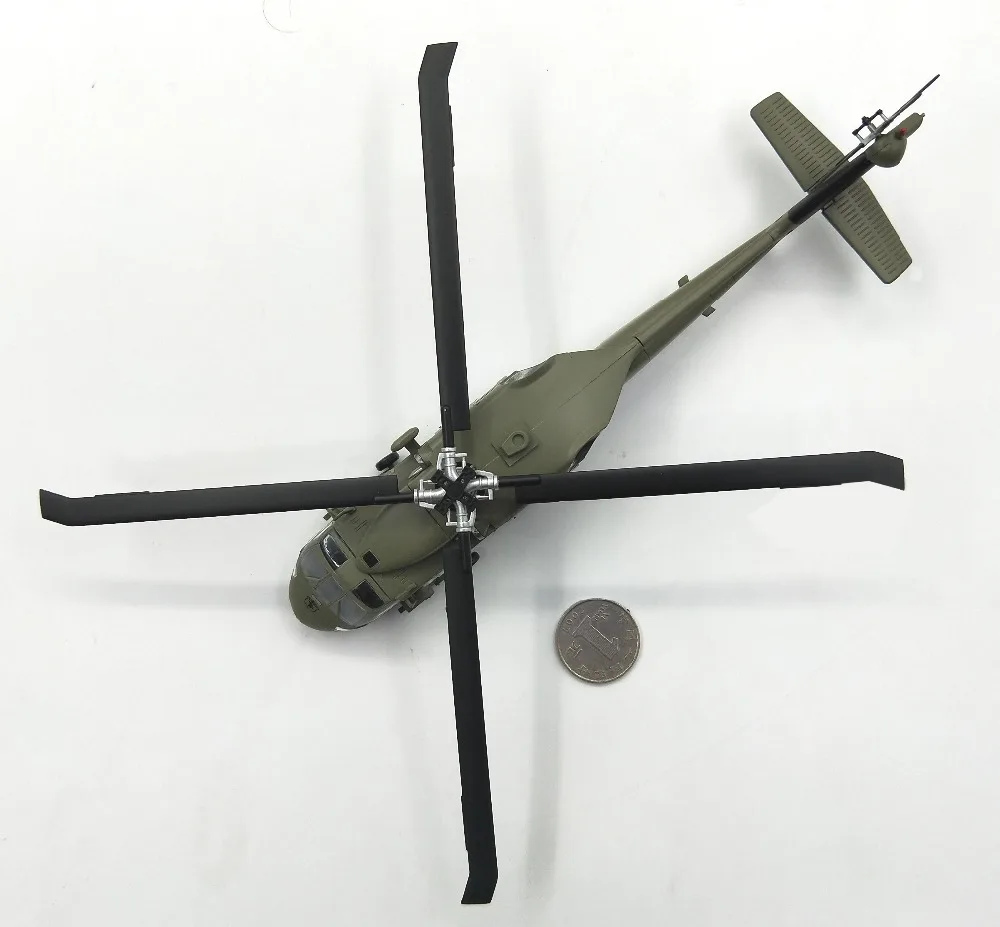 1: 72 Американский UH-60A черный ястреб модель вертолета труба законченная 37017 Коллекционная модель