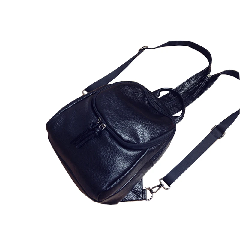 Популярные женские рюкзак Водонепроницаемый из искусственной кожи Колледж