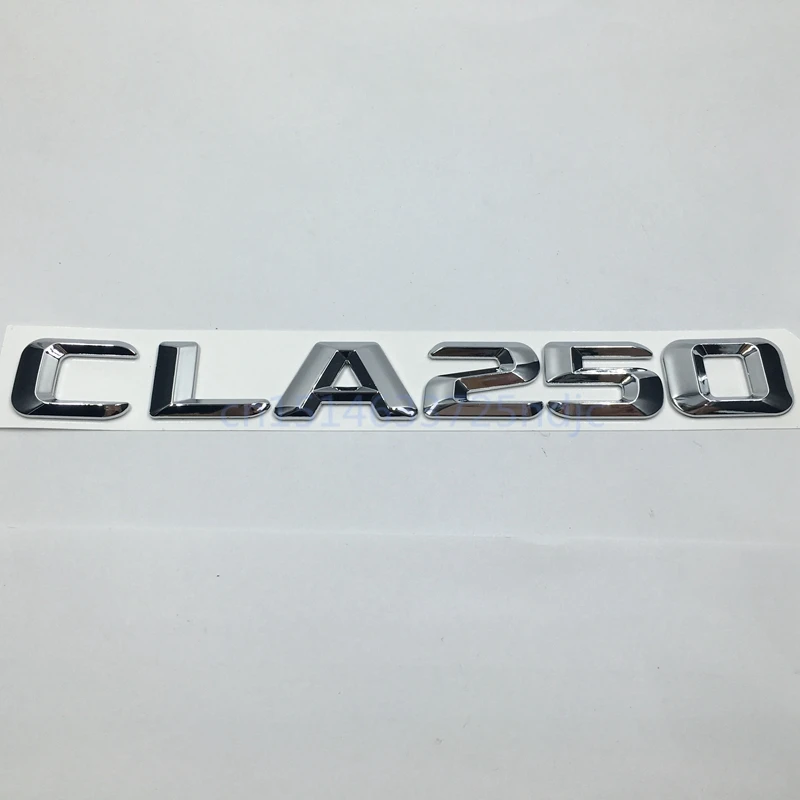 Хромированный АБС пластик CLA180 CLA200 CLA220 CLA250 задний бампер для багажника цифры