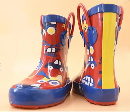 Free shipping 2018 Children's shoes Boots Boys rubber Rain boots Baby Children Boy FTW | Детская одежда и обувь