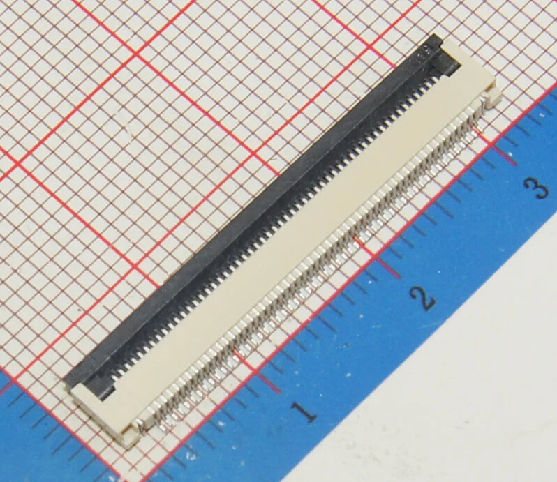 

10 шт., FPC FFC, 0,5 мм, 54 Pin, плоский коннектор, плоский контакт