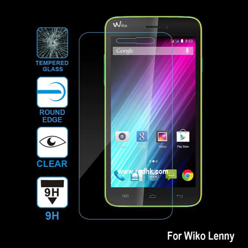 

HD 2.5D Curve Edge Tempered Glass for Wiko selfy 4G Screen Protector Scratch Proof Toughened HD Tempered Glass Film