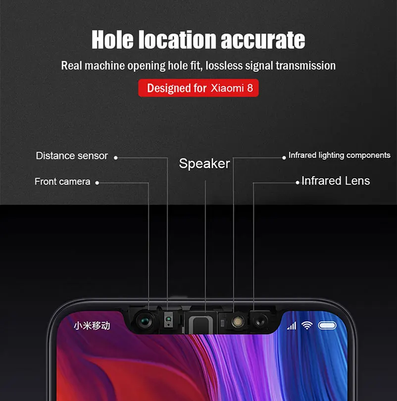 6D Screen Protector Tempered Glass For Xiaomi pocophone f1 Redmi 5A 5 6 6A S2 Note Pro Mi 6X A2 5X A1 8 SE Mix 2 3 Film full | Мобильные