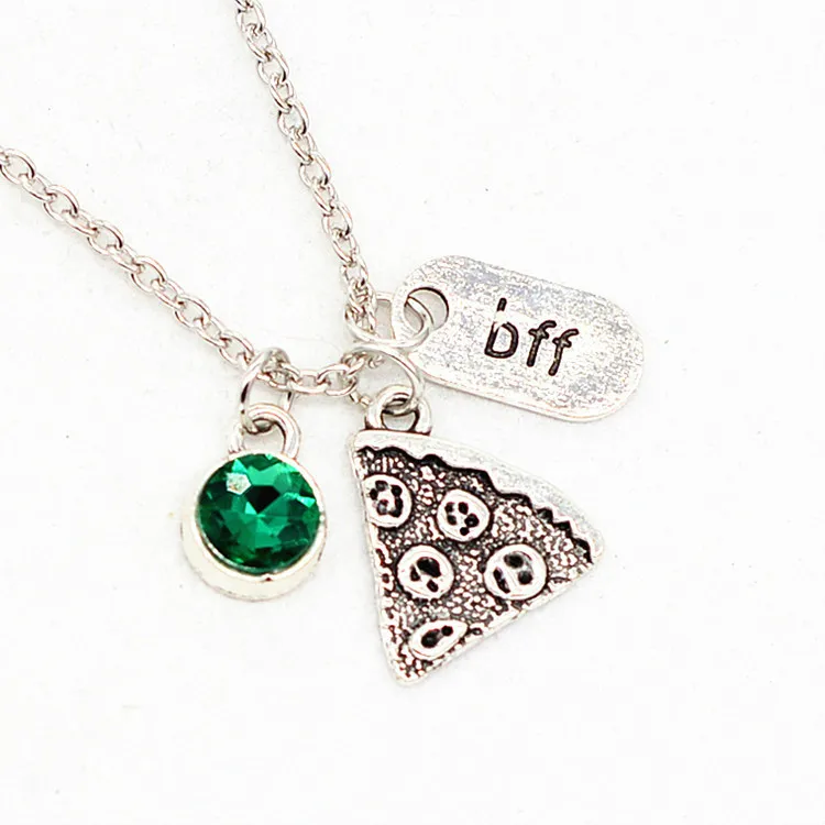 Европа США распродажа Bff пицца кристалл стразы хороший друг дружба свитер