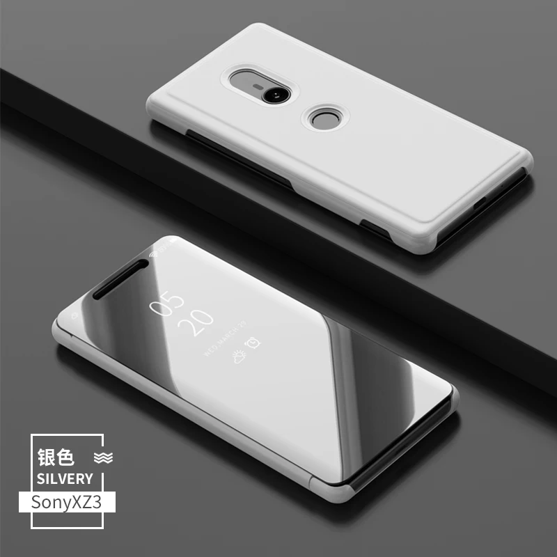 Чехол XZ4 для SONY Xperia XZ(F8332), роскошный зеркальный чехол-книжка для смартфона SONY Xperia XZ3(H9493), чехол из искусственной кожи