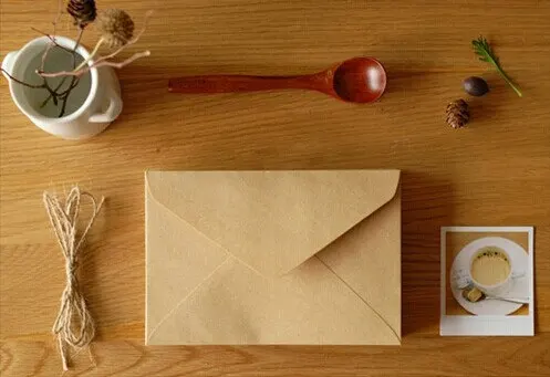 

Set of Kraft Envelopes //A6 Envelopes // Invitation Envelopes / Retro Envelopes/