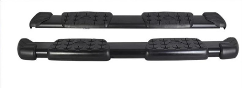 black Новое поступление, Беговая панель для Марка Toyota Tacoma TUNDRA 2011-, боковые ступенчатые педали, отличный алюминиевый сплав+ ABS - Цвет: black