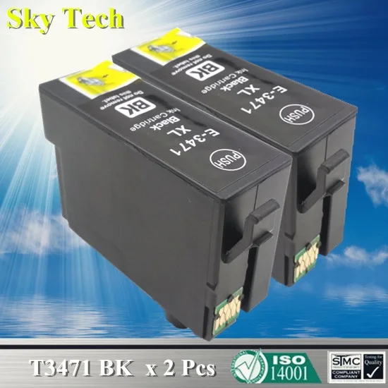 Качественный совместимый чернильный картридж для 34XL T3471 T3474 Epson WorkForce Pro WF