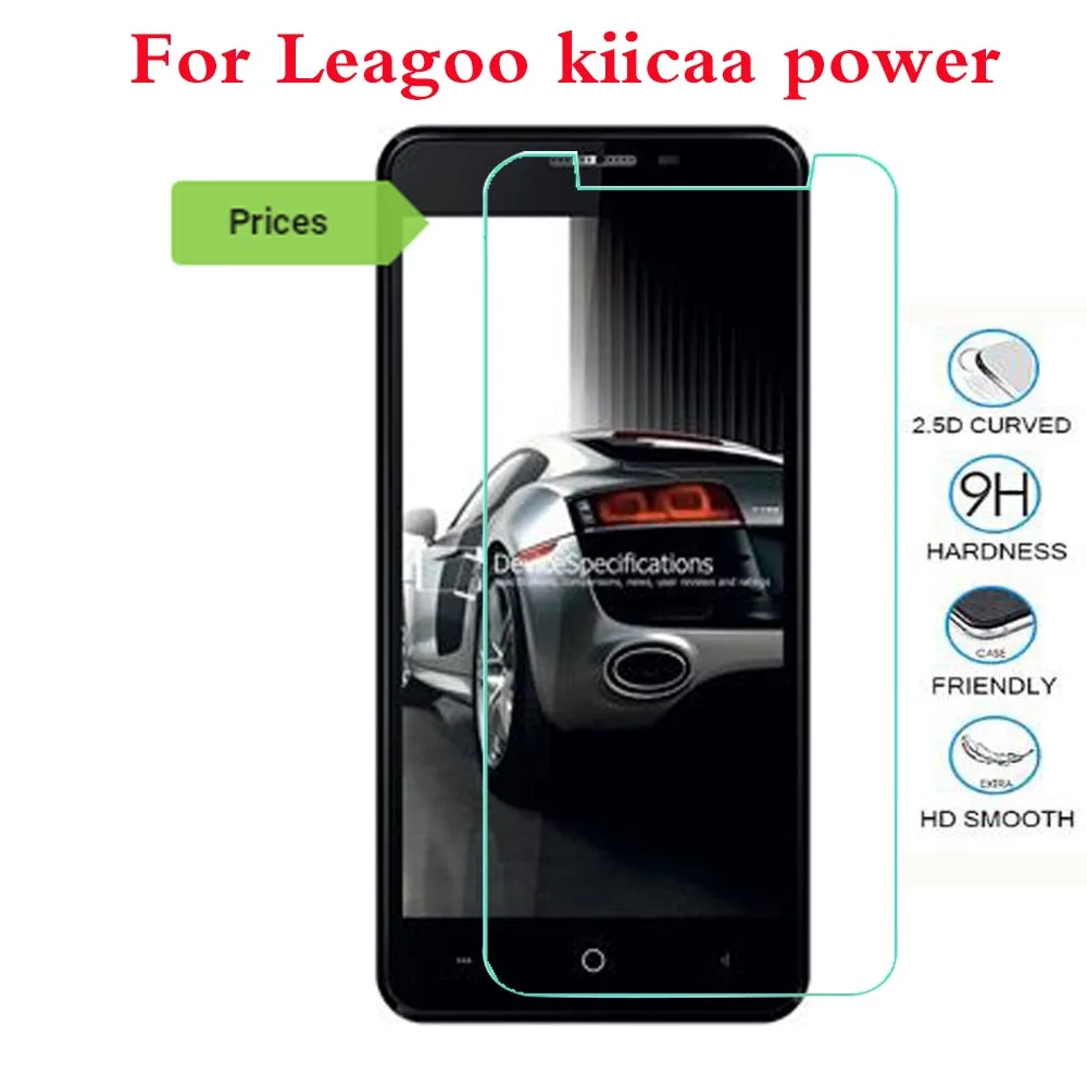 Защитная пленка для экрана Оригинал 9H Премиум Закаленное стекло capa Leagoo kiicaa power