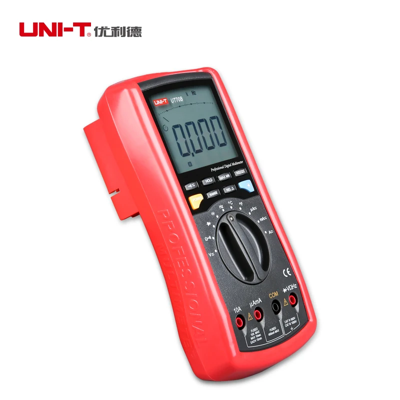 Цифровой мультиметр UNI T UT70B ЖК дисплей 3999 подсчета AC DC Аналоговый вольтметр Ом
