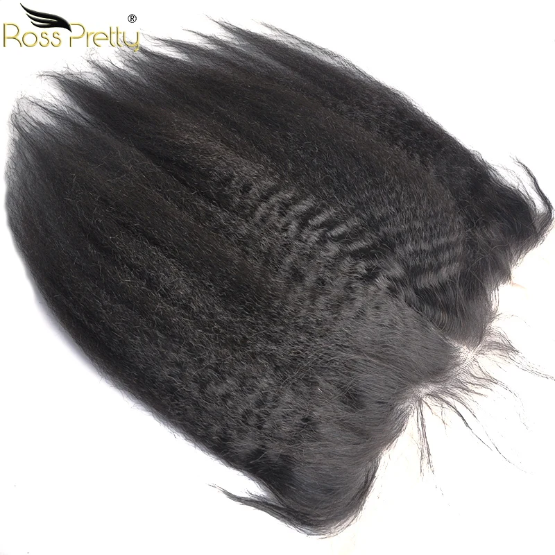 Ross Pretty Remy Бразильские Волосы Кудрявые прямые кружевные фронтальные натуральные