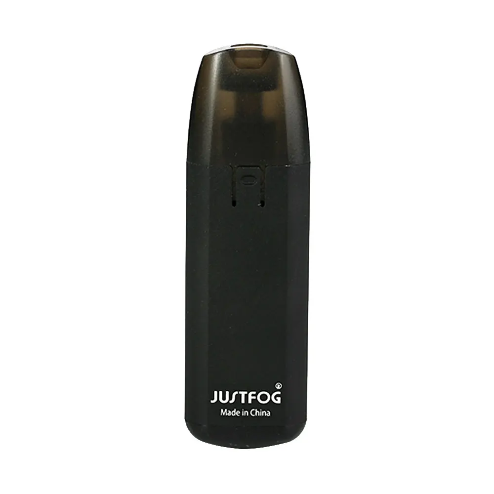 Набор цветов JUSTFOG MINIFIT Pod Vape Kit с аккумулятором 370 мАч и картриджем 1,5 мл pod system pod vape Kit vs Drag Nano/Kubi - Цвет: Черный