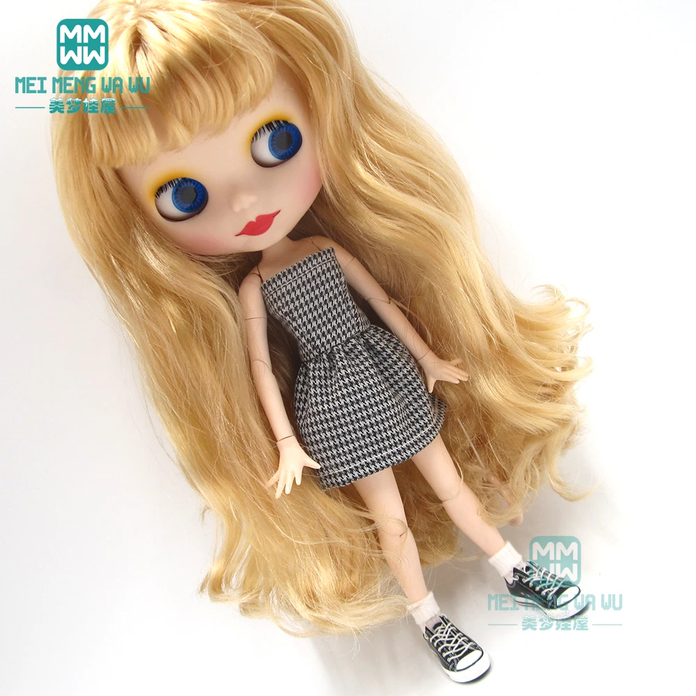 1 шт. Blyth Кукла одежда Повседневный Белый свитер, рваные брюки для Blyth Azone 1/6 кукла аксессуары