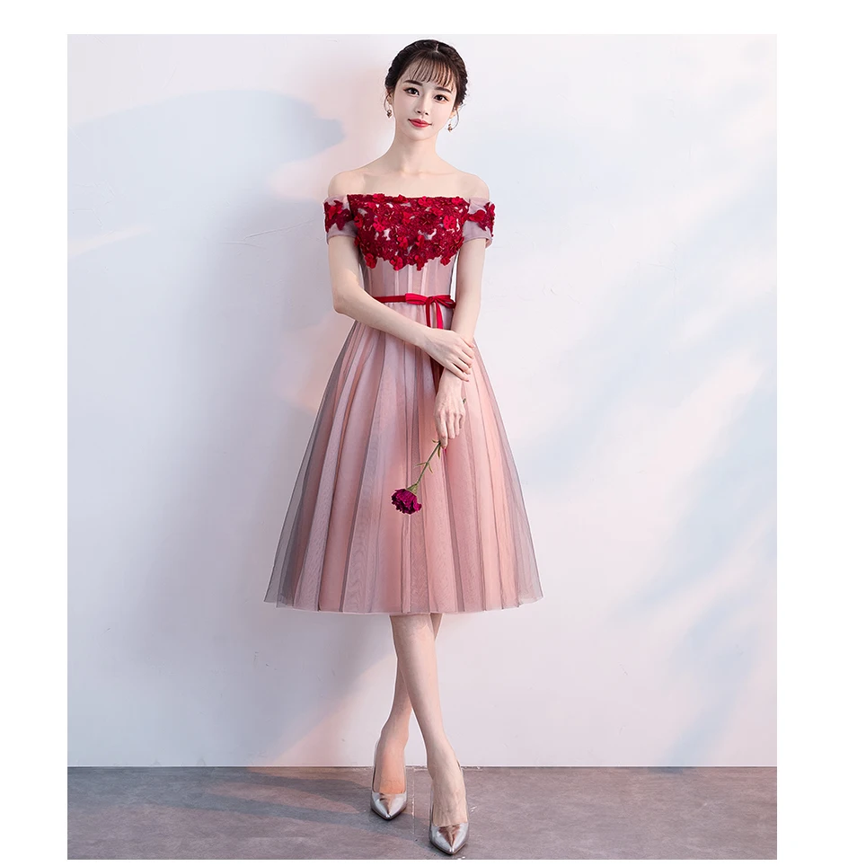 2018 платья для выпускного вечера с цветами коротким передом и длинной спиной