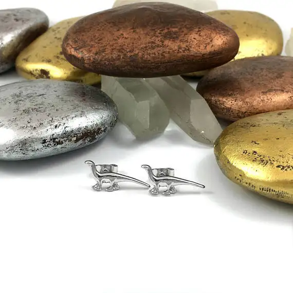 Новые серьги-гвоздики с динозаврами и монстрами из мультфильма для женщин