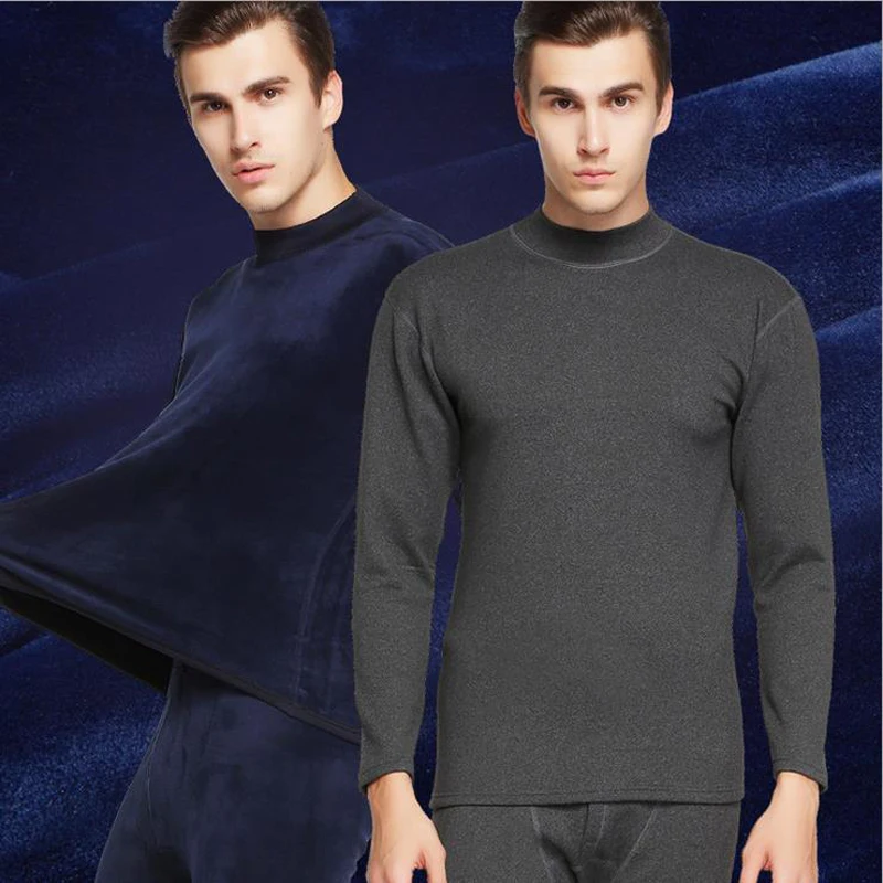 UIECOE мужское термобелье наборы зима 2018 Новое поступление плотные бархатные