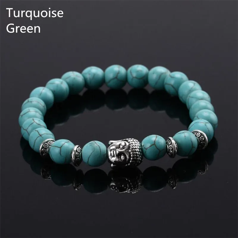 Ретро вулканический камень и тигровый глаз яркость голова Будды молитвенные