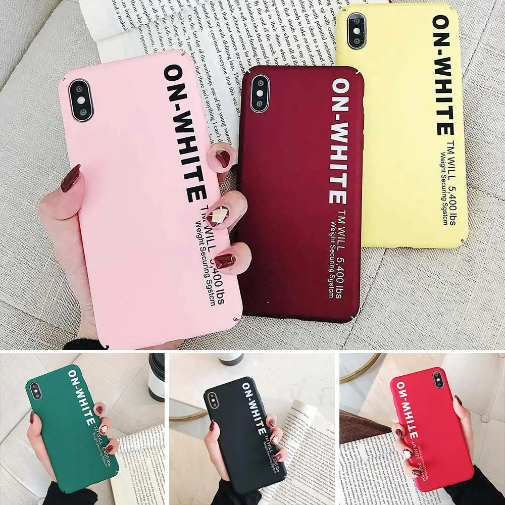 Жесткий чехол KISSCASE с буквенным принтом против отпечатков пальцев для samsung Galaxy A6
