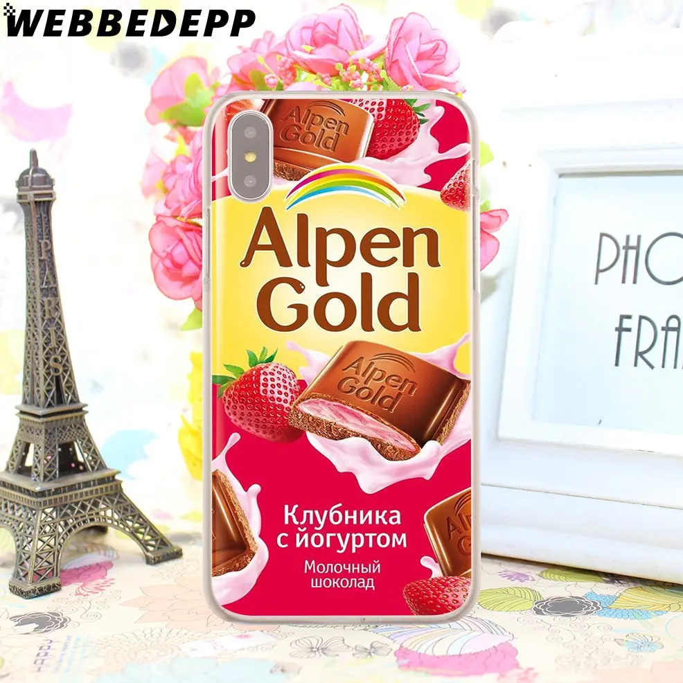 WEBBEDEPP Аленка бар с изображением шоколада wonka жесткий чехол для телефона для iPhone 4 4S 5C 5 5S SE 6 6S 7 8 Plus X XR XS 11 Pro Max задняя крышка - Цвет: 4