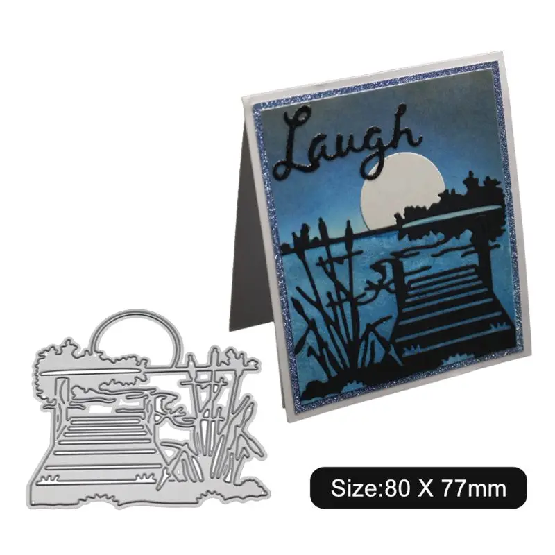 Lakeside View металлические режущие штампы трафарет для скрапбукинга &quotсделай сам&quot