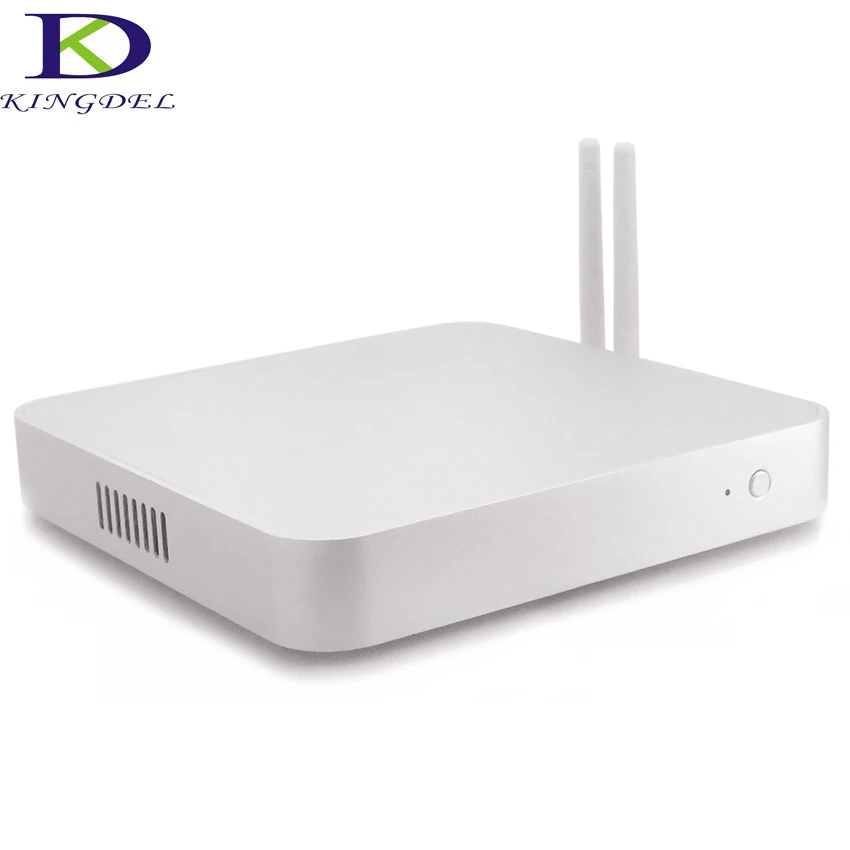 Металлический корпус без вентилятора мини ПК настольный компьютер Intel Celeron/Pentium