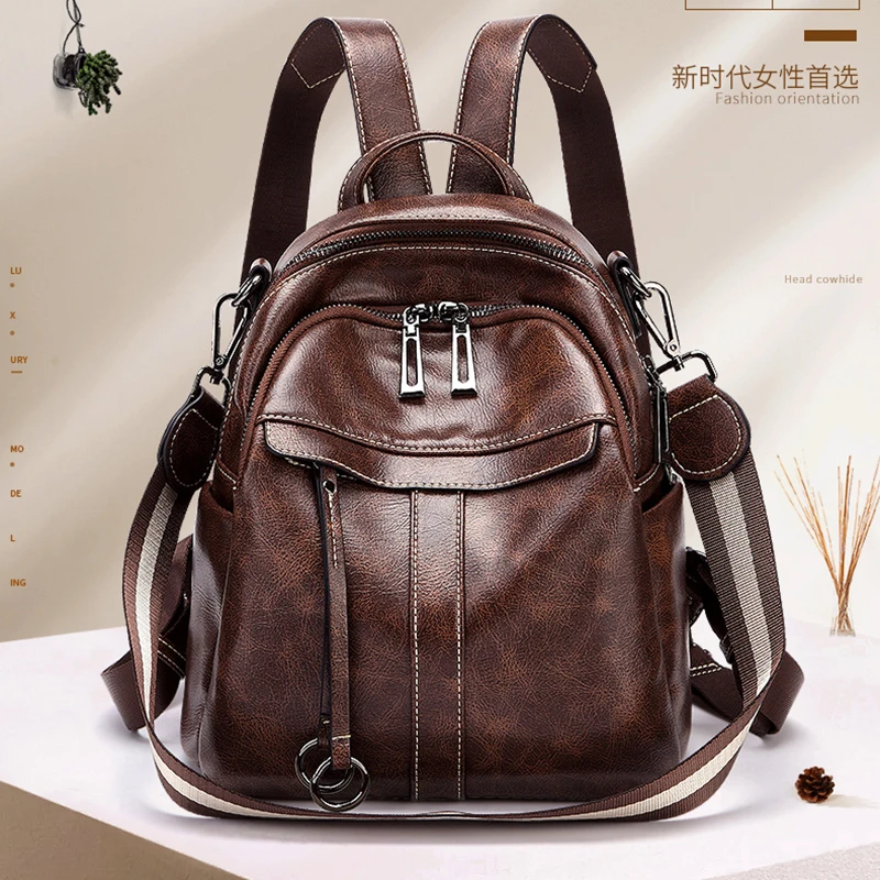 New Designer Fashion Women's Backpack Mini Soft Touch Multi-Function Small Backpack Female Ladies Shoulder Bag Girl Purse