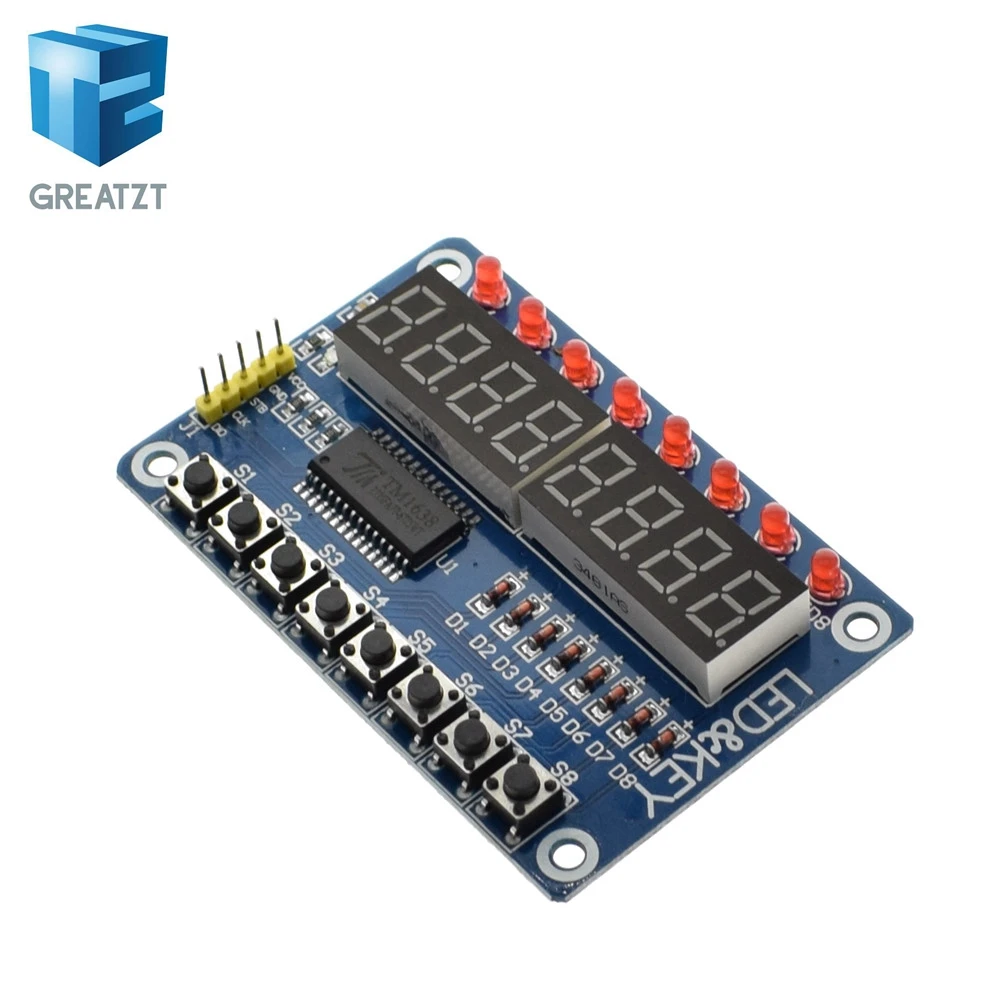 1 ШТ./ЛОТ SPKey Дисплей Для AVR Arduino Новый 8 битный Цифровой СВЕТОДИОДНЫЙ Трубки