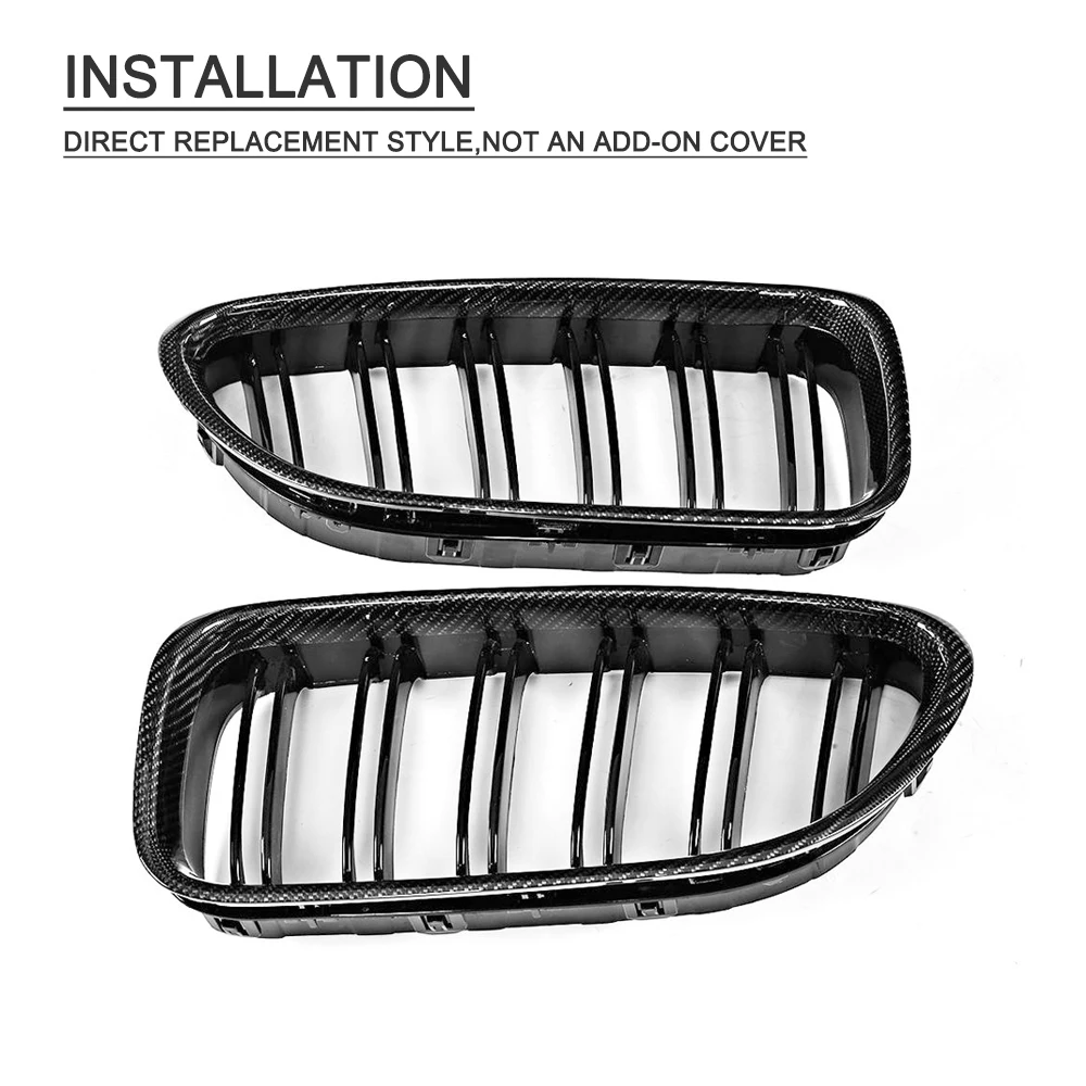 Передний бампер из углеродного волокна крышка решетки радиатора отделка для BMW 6