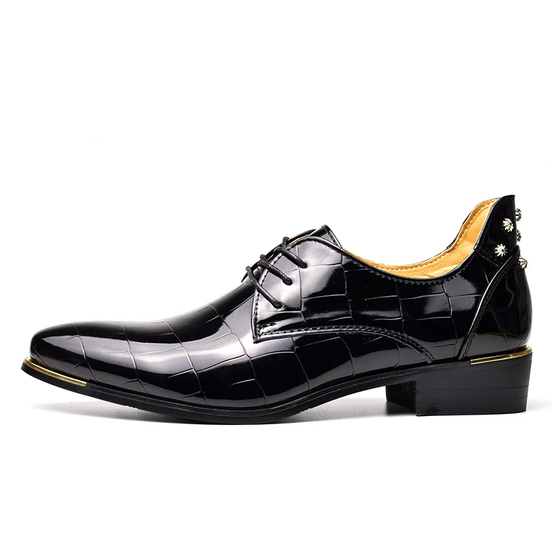 ACEBUY2 повседневные мужские кожаные туфли оксфорды с острым носком классические